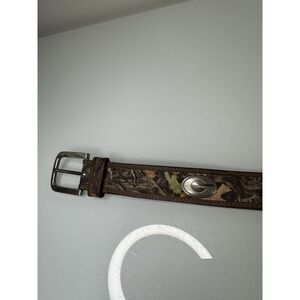 Mens Zep-Pro Camo UGA Georgia Belt Size 36 Camoflage Bulldogs